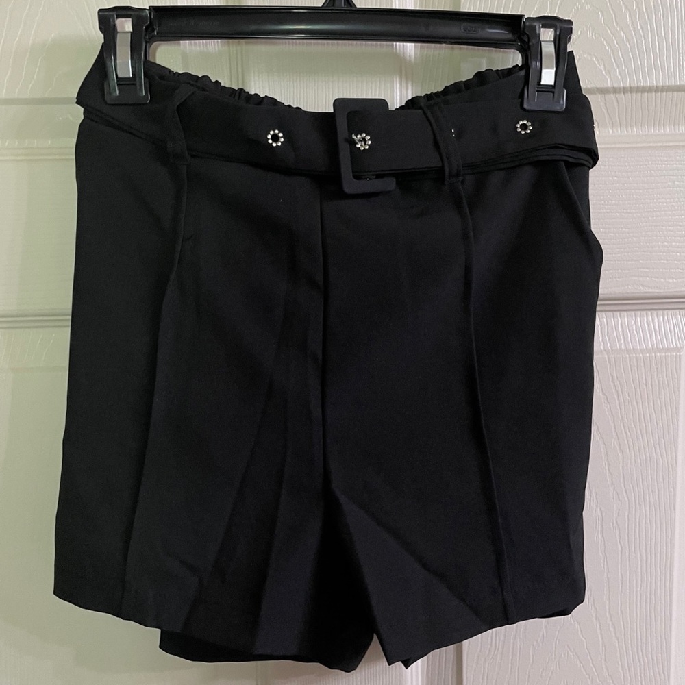 Single-Breasted Lapel Neck Solid Blazer & Shorts - image 7